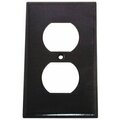 Cooper Wiring Eaton PJ13W Wallplate, 0.08 in Thick, 1-Gang, Polycarbonate, White, Box 2132V-BOX